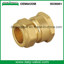 OEM&ODM Quality Brass Forged Strainght Compression Coupling (AV7002)